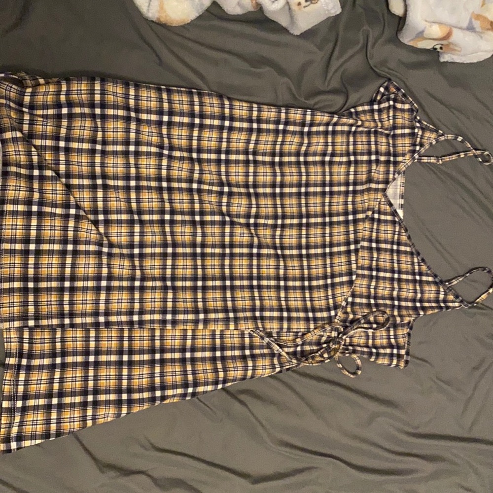 Cotton wrap dress, hand tailored ,stretchy material